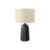 Lighting, 27''H, Table Lamp, Black Ceramic, Beige Shade, Contemporary, Modern - Monarch