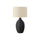 Lighting, 30''H, Black Rattan, Beige Shade, Transitional - Monarch