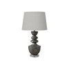 Lighting, 28''H, Table Lamp, Grey Resin, Grey Shade, Transitional - Monarch