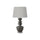 Lighting, 28''H, Table Lamp, Grey Resin, Grey Shade, Transitional - Monarch