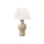 28''H, Table Lamp, Beige Resin, Ivory / Cream Shade, Contemporary, Modern - Monarch
