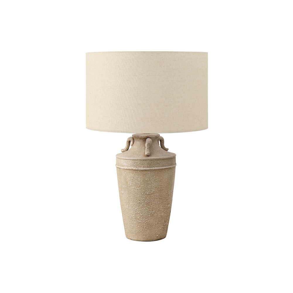 Lighting, 28''H, Table Lamp, Beige Ceramic, Beige Shade, Transitional - Monarch