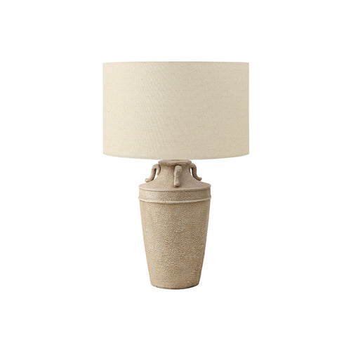 Lighting, 28''H, Table Lamp, Beige Ceramic, Beige Shade, Transitional - Monarch
