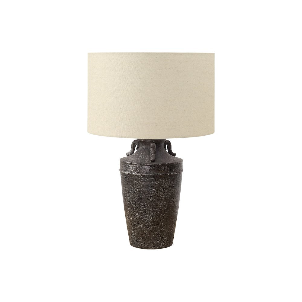 Lighting, 28''H, Table Lamp, Black Ceramic, Beige Shade, Transitional - Monarch