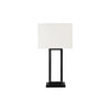 Lighting, Table Lamp, Usb Port Included, 28''H, Black Metal, Ivory / Cream Shade - Monarch