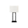 Lighting, Table Lamp, Usb Port Included, 28''H, Black Metal, Ivory / Cream Shade - Monarch