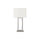 Table Lamp, 28''H, Nickel Metal, Ivory / Cream Shade, Contemporary, Modern - Monarch