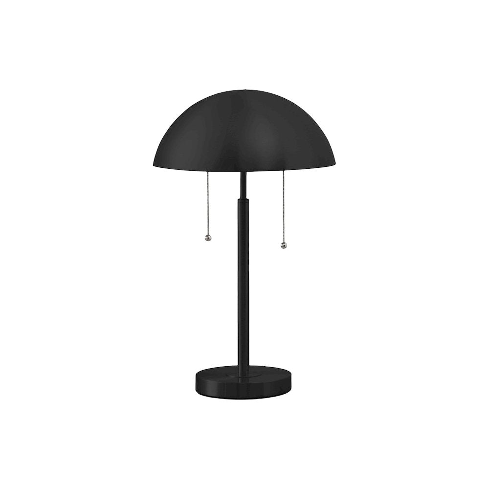 Lighting, 20''H, Table Lamp, Black Metal, Contemporary - Monarch
