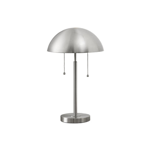 Lighting, 20''H, Table Lamp, Silver Metal, Contemporary, Modern - Monarch