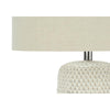 Lighting, 31''H, Table Lamp, Cream Ceramic, Beige Shade, Contemporary - Monarch