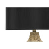 Lighting, 25''H, Table Lamp, Black Shade, Brown Resin, Contemporary - Monarch