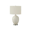 =''Lighting, 28''''H, Table Lamp, Cream Ceramic, Ivory / Cream Shade, Contemporary - Monarch