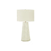 =''Lighting, 29''''H, Table Lamp, White Ceramic, Ivory / Cream Shade, Contemporary - Monarch