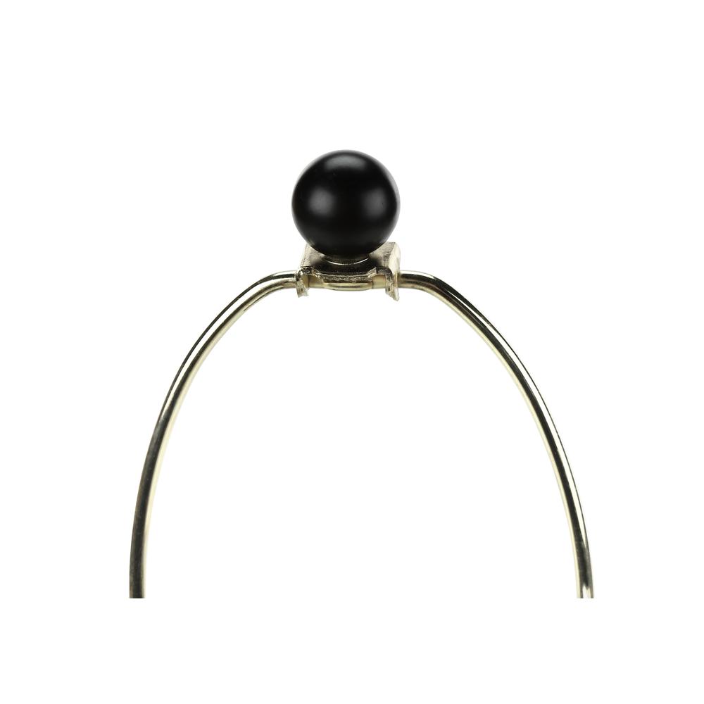 Lighting, 26''H, Table Lamp, Black Metal, Ivory / Cream Shade, Transitional - Monarch