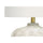 Lighting, 21''H, Table Lamp, Ivory / Cream Shade, Cream Resin, Transitional - Monarch