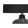 Lighting, Table Lamp, 24''H, Black Ceramic, Black Shade, Contemporary - Monarch