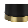 Lighting, 28''H, Table Lamp, Black Metal, Beige Shade, Contemporary - Monarch