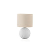 Lighting, 16''H, Table Lamp, Cream Shade, Cream Ceramic, Contemporary - Monarch