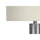 Lighting, 28''H, Table Lamp, Nickel Metal, Ivory / Cream Shade, Contemporary - Monarch