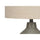 Lighting, 24''H, Table Lamp, Grey Concrete, Beige Shade, Contemporary - Monarch