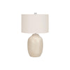 =''Lighting, 26''''H, Table Lamp, Cream Ceramic, Ivory / Cream Shade, Contemporary - Monarch