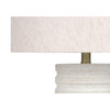 Lighting, 28''H, Table Lamp, Cream Resin, Ivory / Cream Shade, Transitional - Monarch