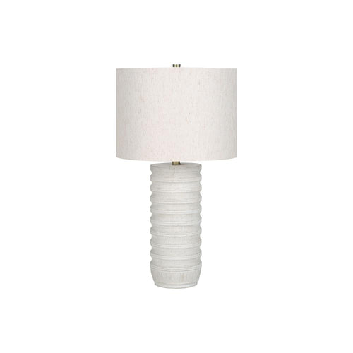 Lighting, 28''H, Table Lamp, Cream Resin, Ivory / Cream Shade, Transitional - Monarch
