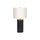 Lighting, 24''H, Table Lamp, Black Concrete, Ivory / Cream Shade, Modern - Monarch