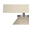 Lighting, 25''H, Table Lamp, Cream Concrete, Beige Shade, Contemporary - Monarch
