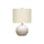 =''Lighting, 20''''H, Table Lamp, Grey Concrete, Ivory / Cream Shade, Contemporary - Monarch