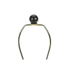 Lighting, 24''H, Table Lamp, Black Ceramic, Ivory / Cream Shade, Modern - Monarch