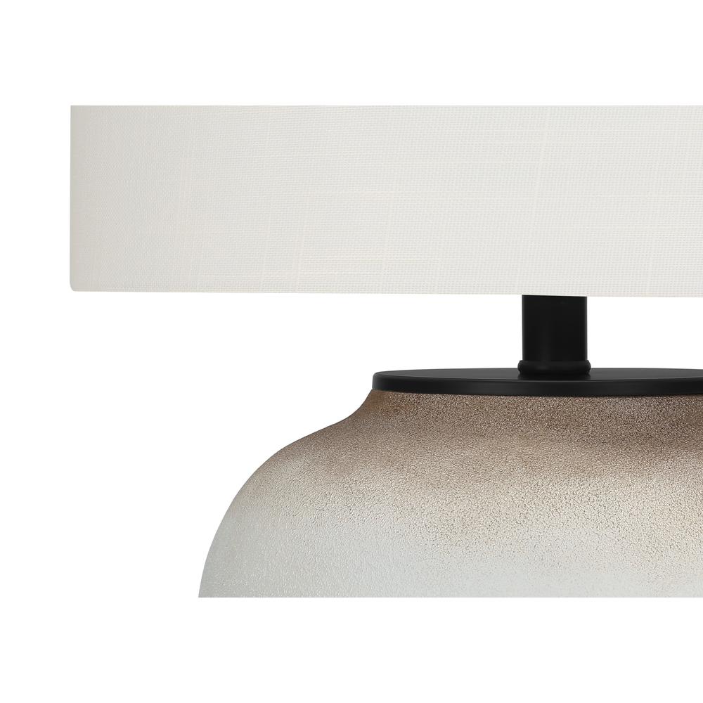 Lighting, 21''H, Table Lamp, Cream Ceramic, Ivory / Cream Shade, Modern - Monarch