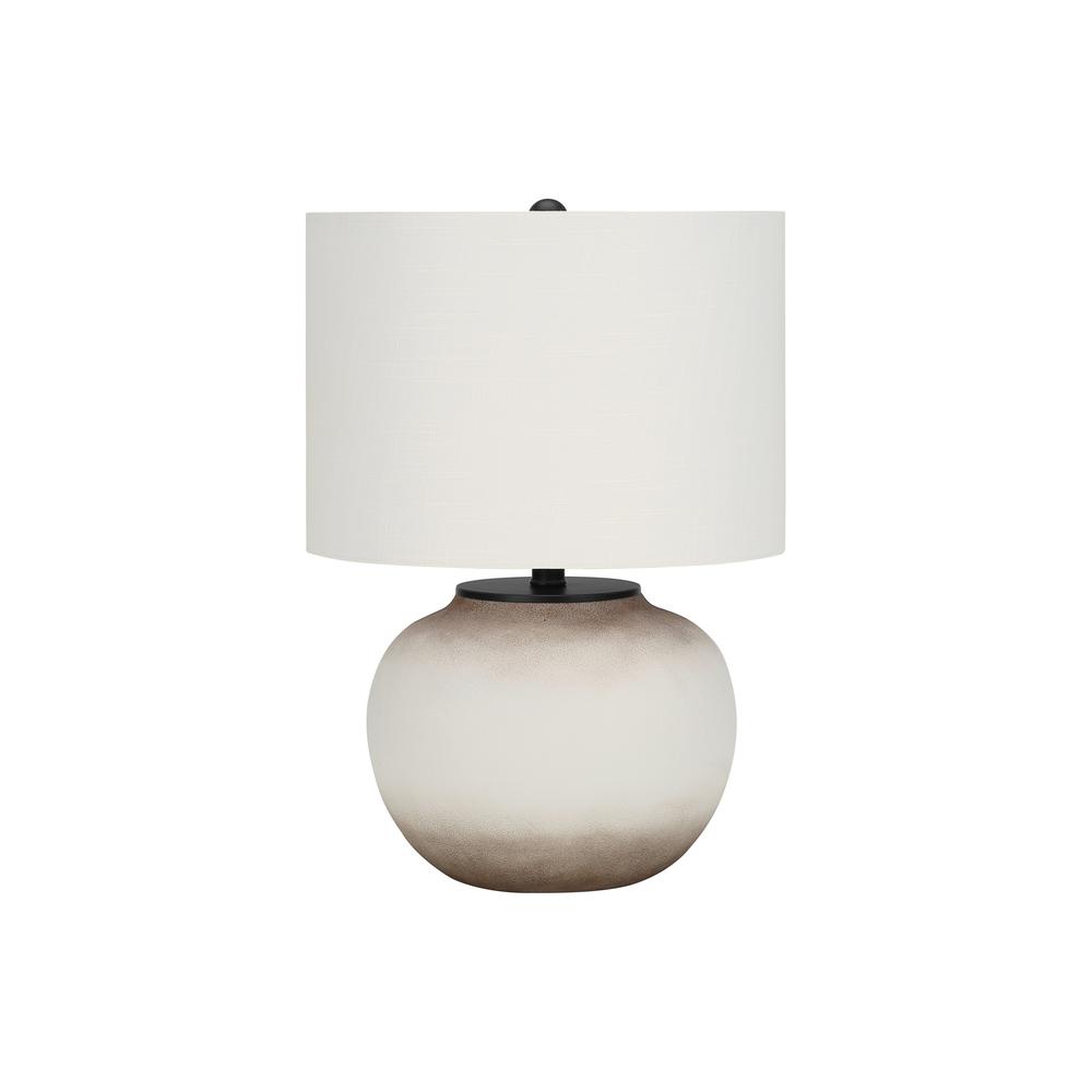 Lighting, 21''H, Table Lamp, Cream Ceramic, Ivory / Cream Shade, Modern - Monarch