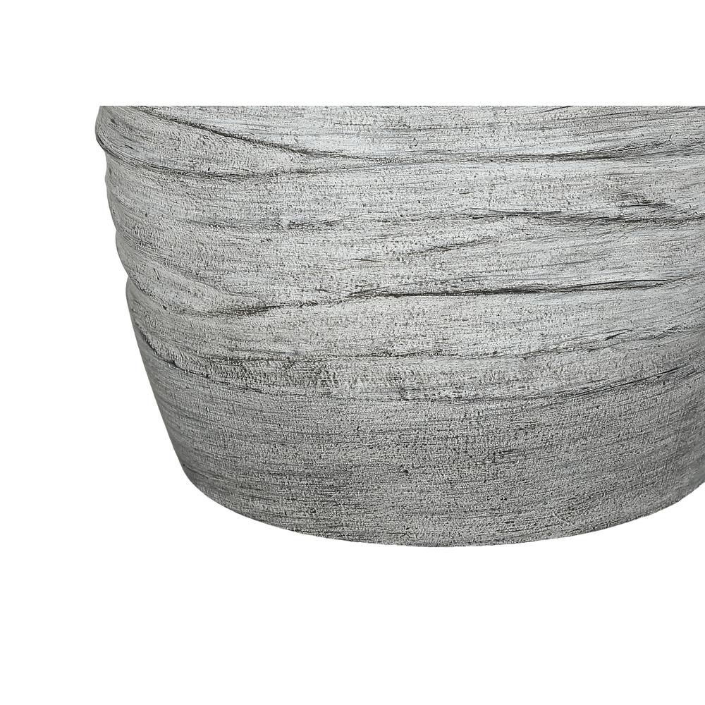 Lighting, 27''H, Table Lamp, Grey Resin, Ivory / Cream Shade, Modern - Monarch