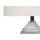Lighting, 27''H, Table Lamp, Grey Resin, Ivory / Cream Shade, Modern - Monarch