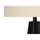 Lighting, 27''H, Table Lamp, Black Resin, Beige Shade, Modern - Monarch