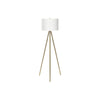 Lighting, 63''H, Floor Lamp, Brass Metal, Ivory / Cream Shade, Contemporary - Monarch