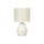Lighting, 17''H, Table Lamp, Cream Ceramic, Ivory / Cream Shade, Modern - Monarch