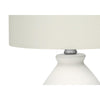 Lighting, 17''H, Table Lamp, Cream Ceramic, Ivory / Cream Shade, Modern - Monarch