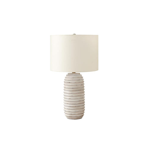 Lighting, 28''H, Table Lamp, Cream Resin, Ivory / Cream Shade, Transitional - Monarch