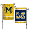 Michigan Wolverines Flag 12x18 Garden Style 2 Sided College Vault Design - Special Order - 7.5