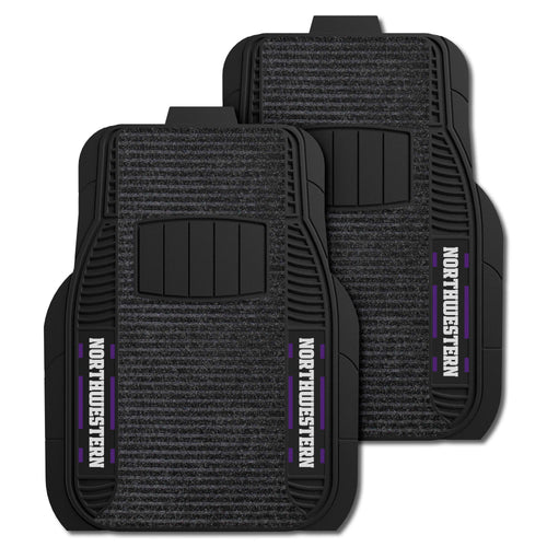 Fanmats - Northwestern University 2-pc Deluxe Car Mat Set 21''x27''