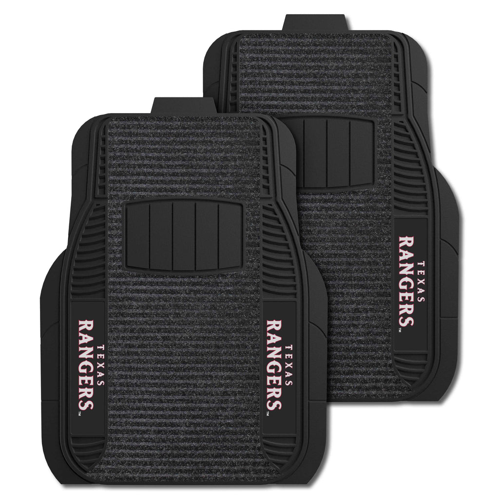 Fanmats - MLB - Texas Rangers 2-pc Deluxe Car Mat Set 21''x27''