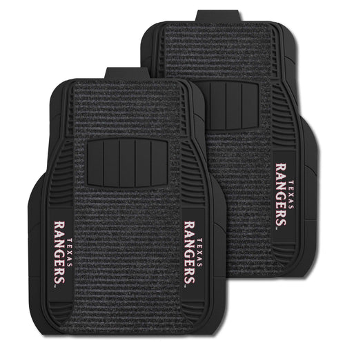Fanmats - MLB - Texas Rangers 2-pc Deluxe Car Mat Set 21''x27''