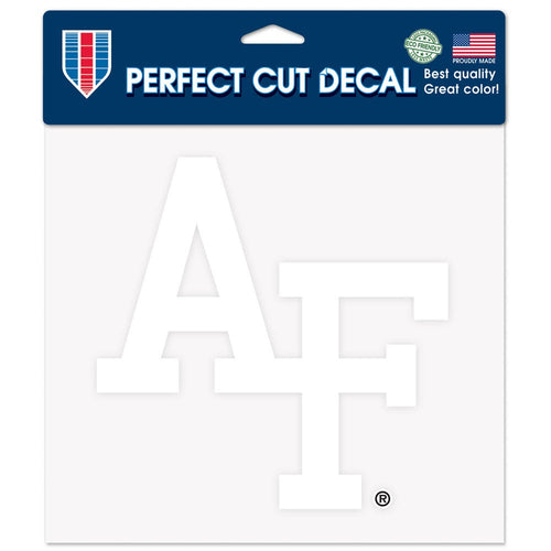 Air Force Falcons Decal 8x8 Perfect Cut White - Special Order - WinCraft