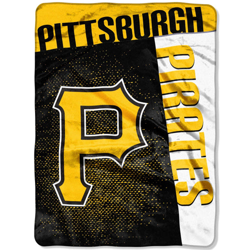 Pittsburgh Pirates Blanket 60x80 Raschel Strike Design -