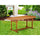 Wooden Patio Table Natural Oil, BBSTXNA - East West Furniture