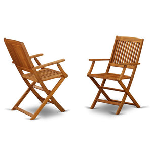 Wooden Patio Chair Natural Oil, BCMCANA - East West Furniture