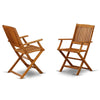 Wooden Patio Chair Natural Oil, BCMCANA - East West Furniture