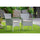 Wicker Patio Chair Natural Linen, BKLC103A - East West Furniture